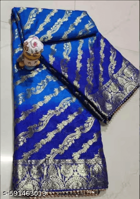 women saree printed saree sari saree jaipuri saree sari sanganari saree rajasthani saree sari plain sarree sari saree bollywood saree sari - Image 2