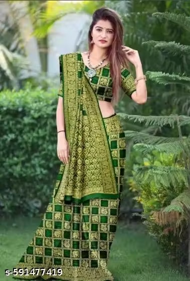women saree sari printed saree sari bollywood saree sari sanganari saree sari rajasthani saree jaipuri saree sari saree women sari Style - Image 2